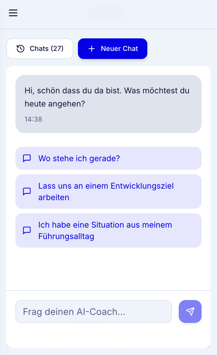Vorschau des Leadersfield AI Coach
